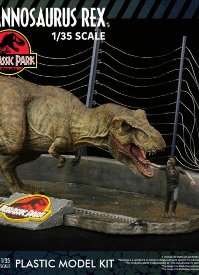 Jurassic Park Plastic Model Kit 1/35 Tyrannosaurus Rex 42 cm re-run X-PLUS