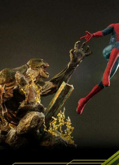 The Amazing Spider-Man 2 Hot Toys Spider-Man Lizard Diorama