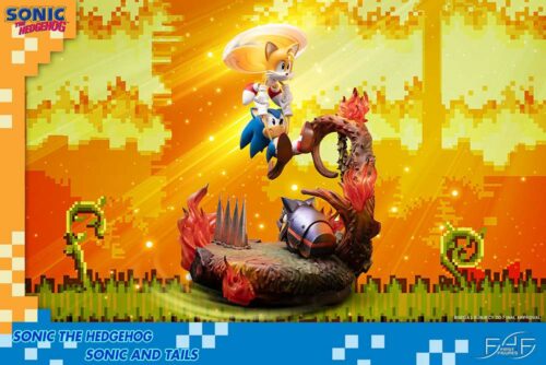 Sonic FIRST4FIGURES Sonic The Hedgehog Sonic And Tails Statue