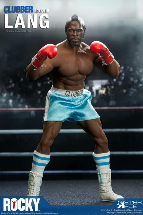 Clubber Lang Star Ace Deluxe Version 30 cm Rocky III Statue 1/6