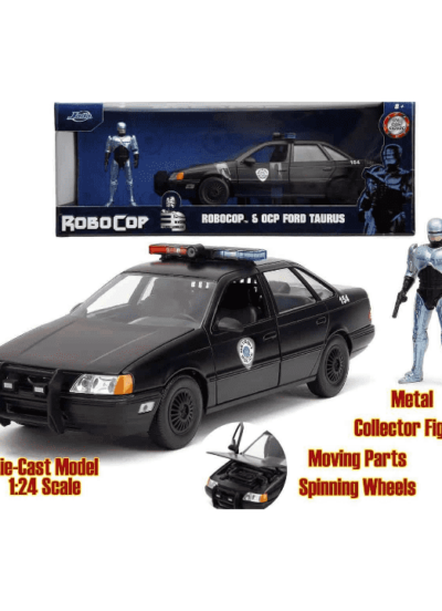 Ford Taurus 1:24 Robocop 1986 Model With Character Simba Die-Cast