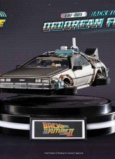 Back to the Future Egg Attack Floating Statue Back to the Future II DeLorean Standard Version 20 cm