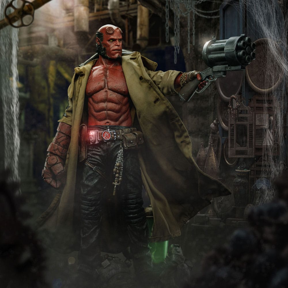 Hellboy Iron Studios Hellboy Deluxe Art Scale Statue 14