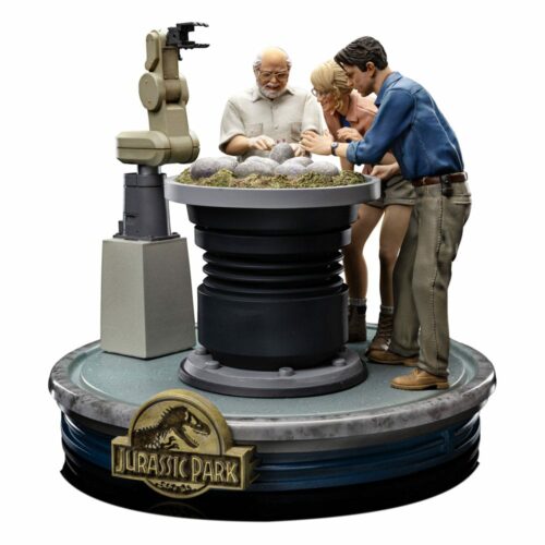 Jurassic Park Iron Studios Scale Statue 1/10 Dino Hatching 23 cm