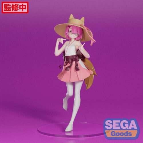 Re:Zero Starting Life in Another World Luminasta PVC Statue Ram Yelping Fox 18 cm Sega Goods