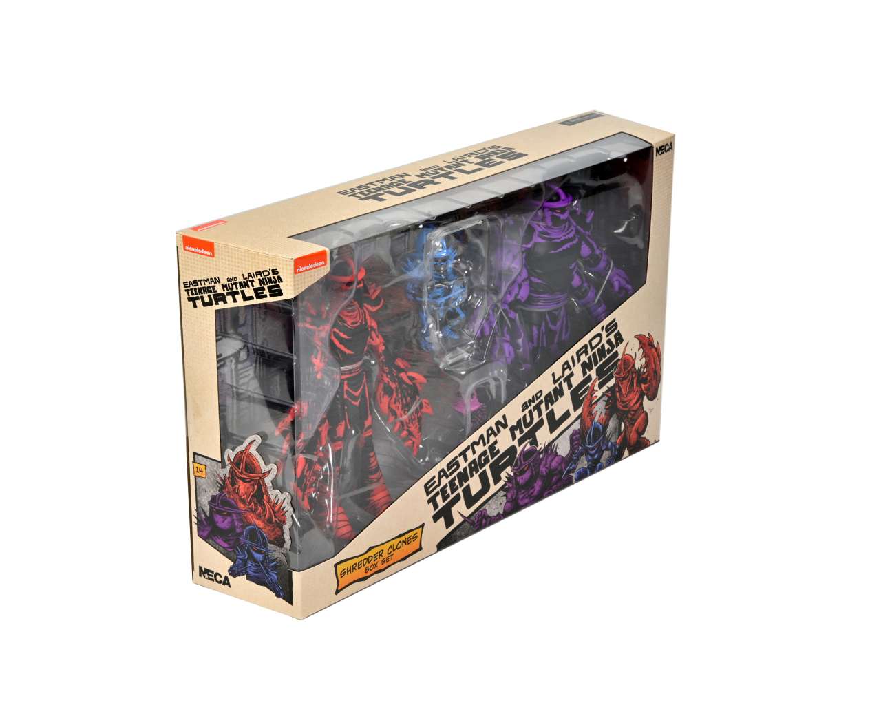 Shredder Clones Neca Tmnt Mirage Shredder Clones Box Set fig.