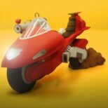 Biker Mice From Mars Vehicle Vinnie's Radical Rocket Sled 25 cm