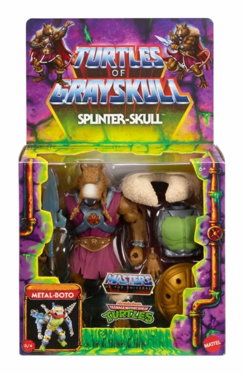 Splinter-Skull MOTU x TMNT: Turtles of Grayskull Figure Mattel