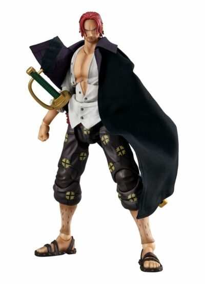 One Piece Variable Action Heroes Action Figure Red-haired Shanks Ver. 1.5 17 cm MEGAHOUSE