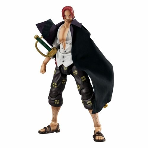 One Piece Variable Action Heroes Action Figure Red-haired Shanks Ver. 1.5 17 cm MEGAHOUSE