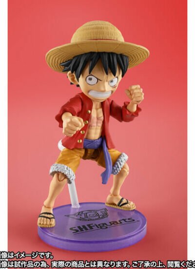 Bandai One Piece Luffy World Collectable Figure x S.H.Figuarts Tamashii Web Shop Version