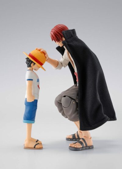S.H.Figuarts Shanks and MONKEY.D.LUFFY (childhood) Bandai action figure