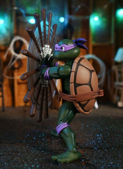 Teenage Mutant Ninja Turtles (Cartoon) Action Figure Ultimate Donatello VHS 18 cm Neca