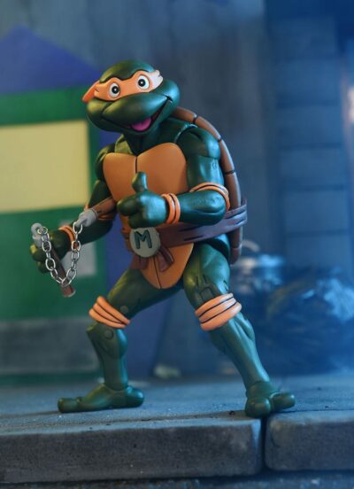 Teenage Mutant Ninja Turtles (Cartoon) Action Figure Ultimate Michelangelo VHS 18 cm Neca
