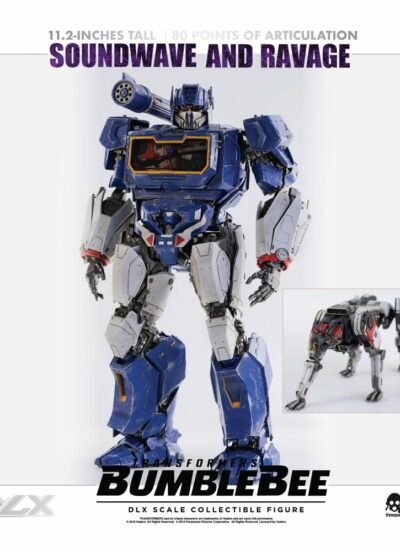 Soundwave & Ravage Threezero Transformers Bumblebee DLX 2-Pack