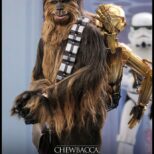 Star Wars Episode V Movie Masterpiece Action Figure 1/6 Chewbacca with Disassembled C-3PO 36 cm Hot Toys