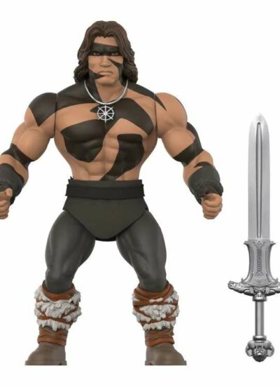 Conan the barbarian vintage w1 conan war paint af Ispirata alle action figure "muscolose" rese popolari negli anni '80, questa figura di Conan viene proposta in una confezione blister-card per completare l'estetica retrò! Ogni figura di questa Vintage Collection misura circa 5.5" ed arrica con accessori.