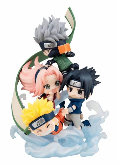 Naruto Shippuden FigUnity PVC Mini Statue Gather here, Team 7 13 cm Megahouse