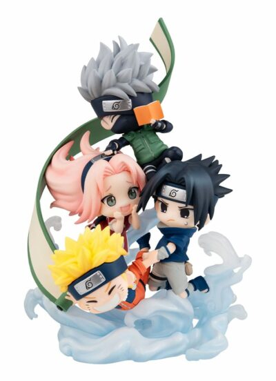 Naruto Team 7 FigUnity with gift Gather here 13 cm Megahouse