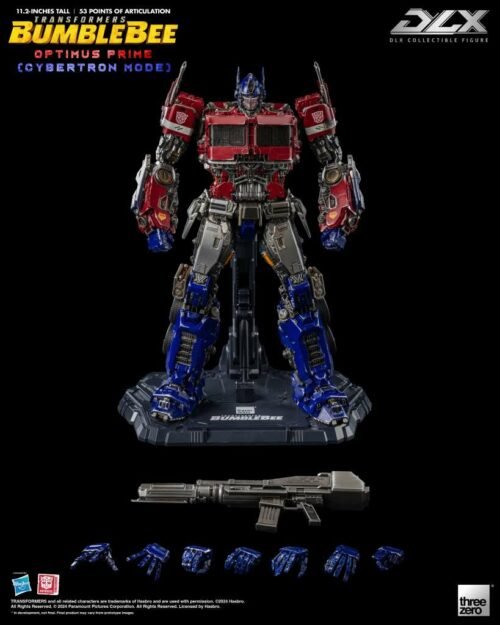 Transformers bumblebee dlxoptimus prime cybertron mode Action Figure Threezero