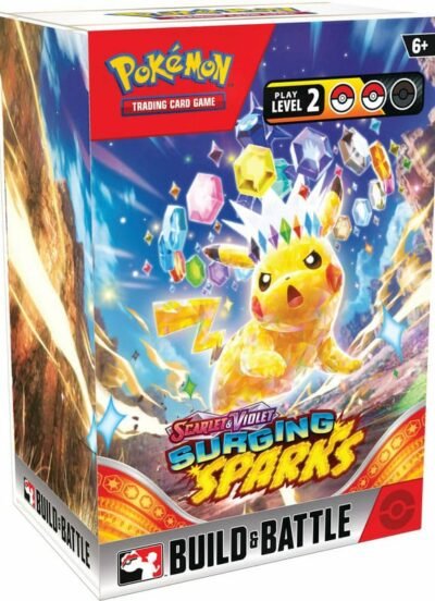 Pokémon Scarlet & Violet 08 Surging Sparks Build and Battle Box Display (10) *English Version* Pokémon Company International