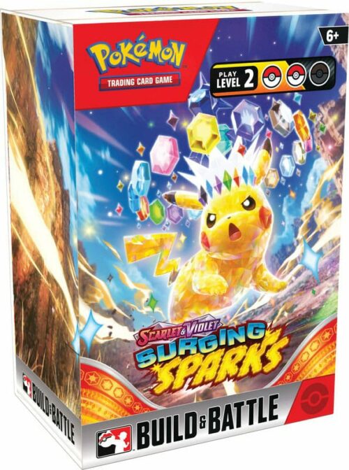 Pokémon Scarlet & Violet 08 Surging Sparks Build and Battle Box Display (10) *English Version* Pokémon Company International