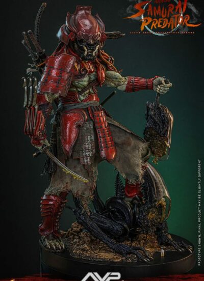 Alien vs. Predator Artist Collection Action Figure 1/6 Akaoni Samurai Predator 35 cm Hot Toys