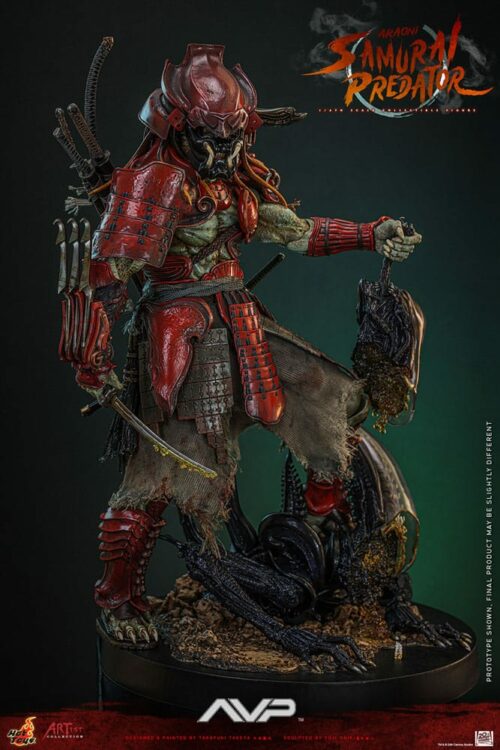 Alien vs. Predator Artist Collection Action Figure 1/6 Akaoni Samurai Predator 35 cm Hot Toys