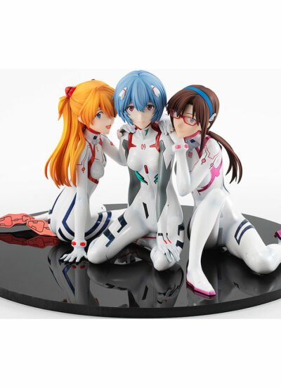 Evangelion: 3.0+1.0 Thrice Upon a Time PVC Statue 1/8 Asuka/Rei/Mari: Newtype Cover Ver. Kadokawa