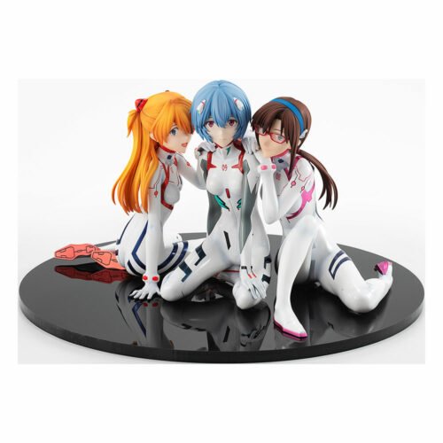 Evangelion: 3.0+1.0 Thrice Upon a Time PVC Statue 1/8 Asuka/Rei/Mari: Newtype Cover Ver. Kadokawa