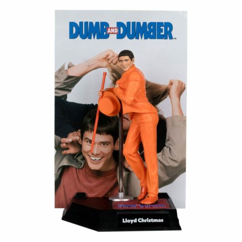 Dumb and Dumber Movie Maniacs PVC Statue Lloyd Christmas (Gold Label) 15 cm McFarlane