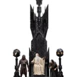 The Lord of the Rings Statue 1/6 Saruman the White on Throne 110 cm Weta Workshop