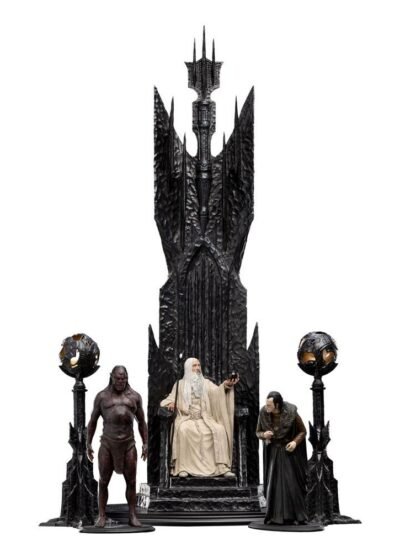 The Lord of the Rings Statue 1/6 Saruman the White on Throne 110 cm Weta Workshop