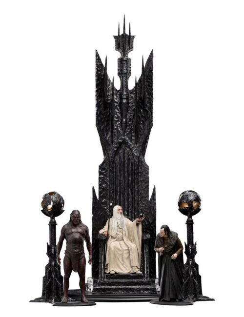 The Lord of the Rings Statue 1/6 Saruman the White on Throne 110 cm Weta Workshop