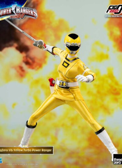 Power rangers turbo yellow 1/6 figure ThreeZero figure