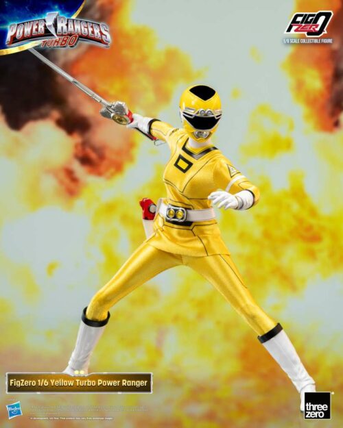 Power rangers turbo yellow 1/6 figure ThreeZero figure