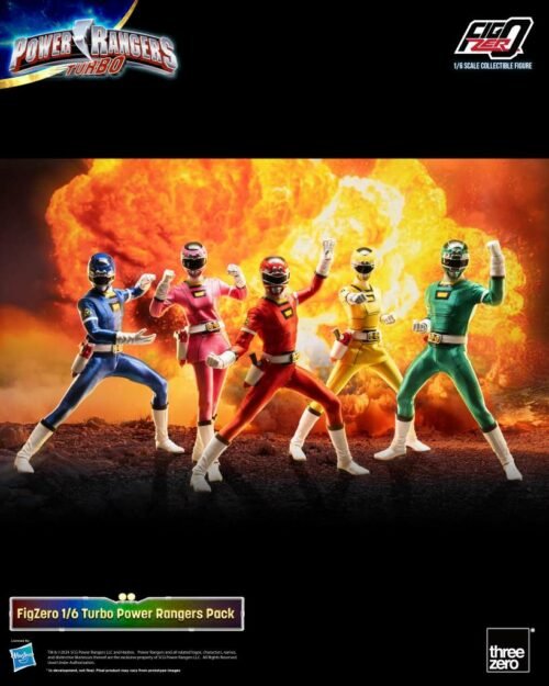 Power rangers turbo 1/6 figure 5-pack