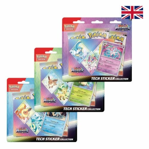 Pokémon TCG Scarlet & Violet: 08.5 Prismatic Evolutions Tech Sticker Collection Display (12) *English Version* Pokémon Company International