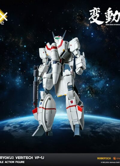 Hen Dou Ryoku Veritech Diecast Action Figure VF-1J 21 cm