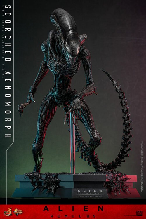 Movie Masterpiece Alien: Romulus Scorched Xenomorph Hot Toys