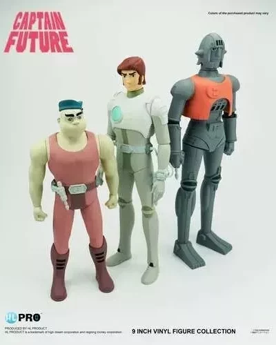 Captain Future Capitan futuro Greg & Otho Complete SET of 3 Figure Statue HL Pro