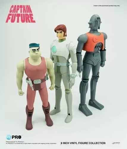 Captain Future Capitan futuro Greg & Otho Complete SET of 3 Figure Statue HL Pro